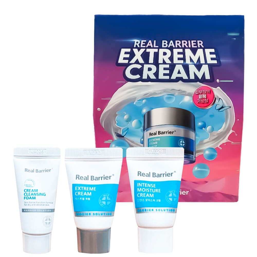 Лямеллярный набор миниатюр Real Barrier Extreme Cream 3 set