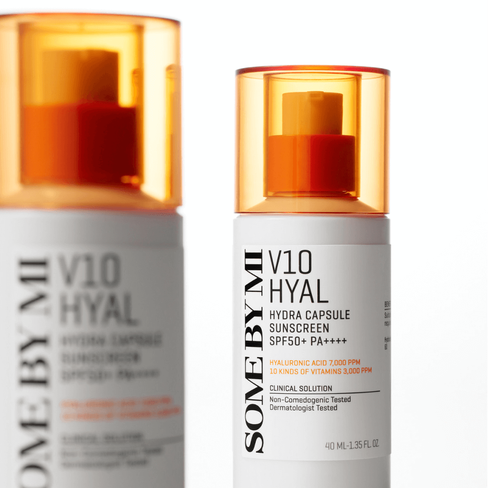 Капсульный увлажняющий солнцезащитный крем Some By Mi V10 Hyal Hydra Capsule Sunscreen SPF50+ PA++++